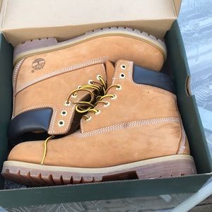 Tan Waterproof Timberlands